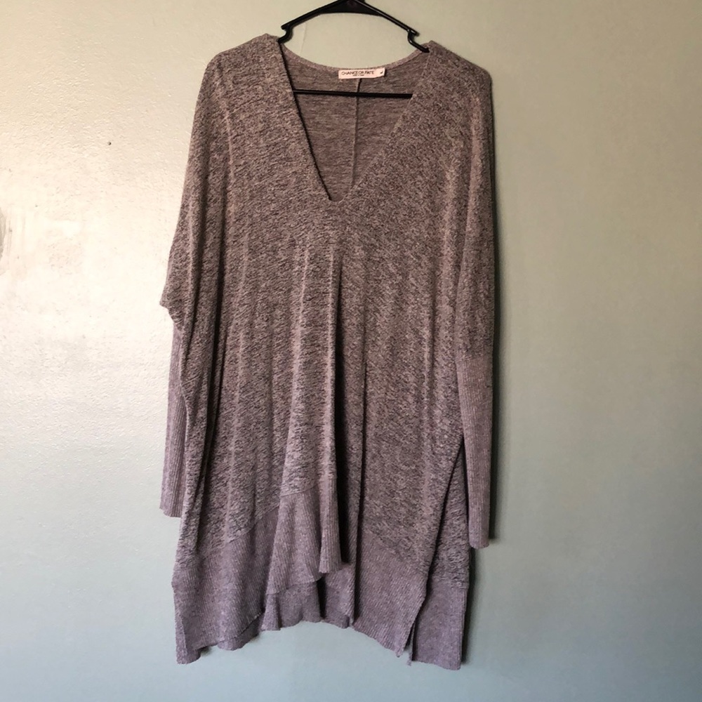 Grey Chance or Fate sweater